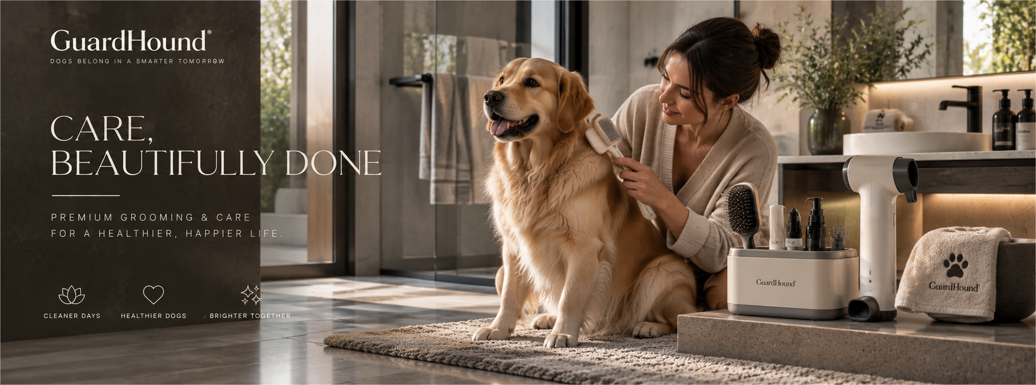 GuardHound ブランド広告 · 犬のグルーミング・トリミング・ケア